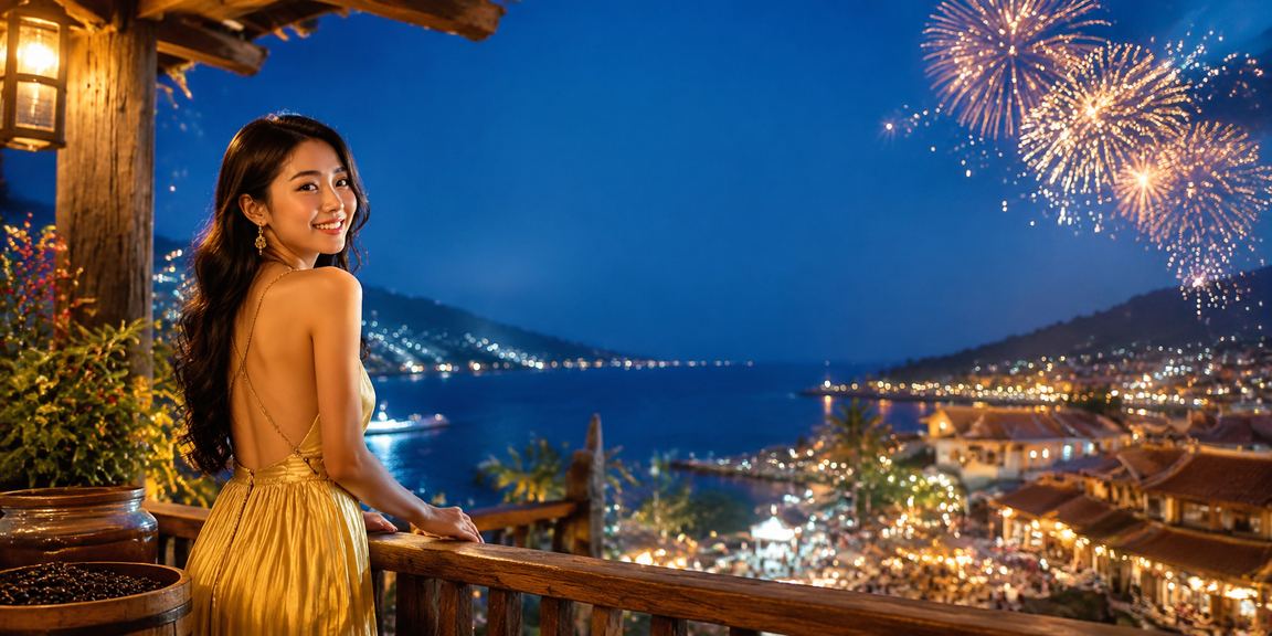 Người chơi VIP tại Phú Quốc kiểm tra ưu đãi khuyến mãi trên điện thoại bên tách cà phê buổi sáng