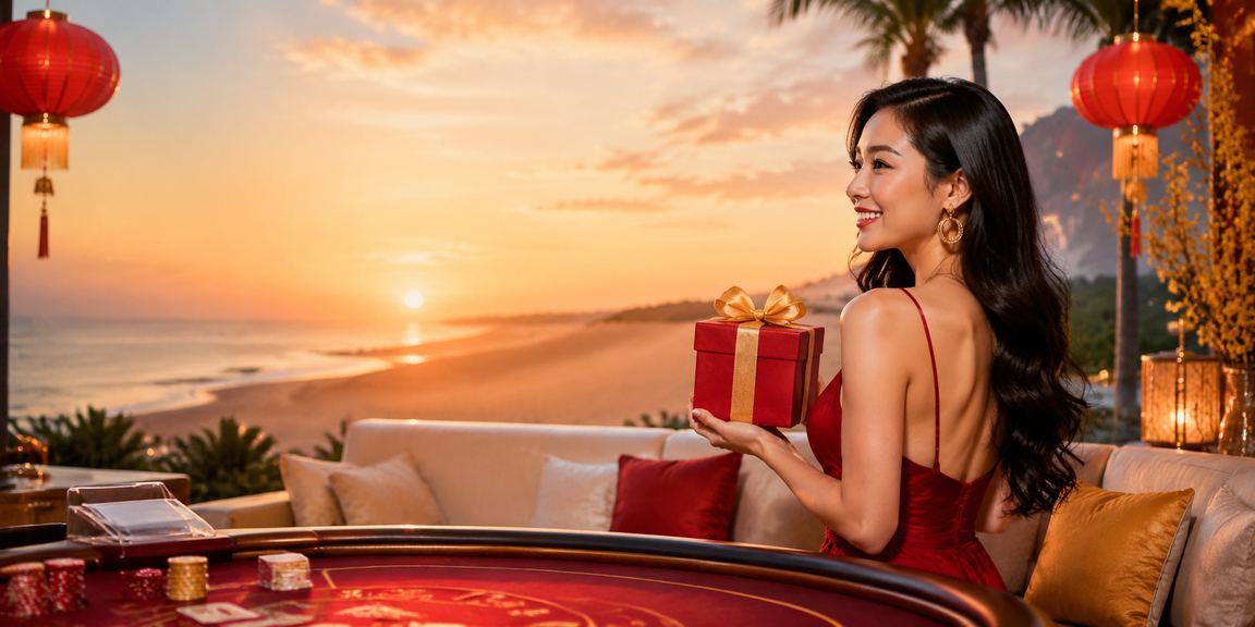 Màn hình hiển thị danh sách khuyến mãi casino tại một điểm chơi trực tuyến ở Việt Nam