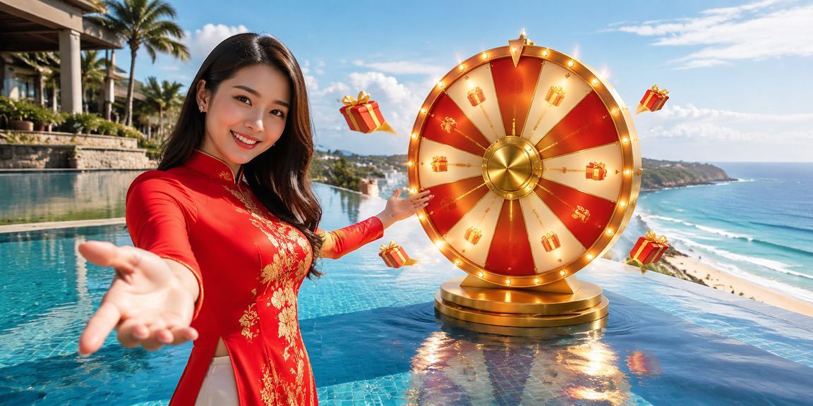 Bàn Roulette tại Vũng Tàu với người chơi trong trang phục truyền thống Việt Nam
